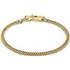 GUESS My Chains - Bracciale da uomo in acciaio inox, con catena a maglie gourmet con chiusura a artiglio, large, acciaio inossidabile, cristallo