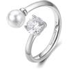 Brosway Anello Donna in Acciaio e Perle | Collezione Affinity - BFF190B
