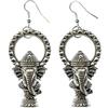 Miniblings Ganesha, orecchini a forma di elefante, fatti a mano, gioielli alla moda I Zoo Animal Big Five Safari Om Yoga Shanti argento - Ear Fashion