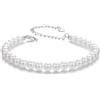 Kerraom Bracciale con Grande Perla Naturale in Argento Sterling 925, Perle Gioiello Elegante per Donna, Ragazza, Regalo Natale Figlia, Coppie, Sposa
