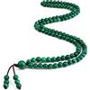 MYMEO 6 millimetri Malachite Naturale Pietra di Perline Della Collana Delle Donne di Colore Verde Pietra Del Pendente Della Collana