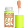 NYX Professional Makeup Fat Oil Lip Drip, Gloss Labbra, Fino a 12H di Idratazione, Maxi Applicatore, Con Squalano, Olio di Lampone e Camemoro, Tonalità Caramelt Mami