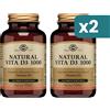 Solgar Natural Vita D3 1000 Bipacco Integratore Vitamina D3 2x100 Perle Softgel