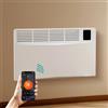 EMKE Riscaldamento elettrico intelligente, 2000 W, termoconvettore elettrico con controllo Wi-Fi e app, termosifone elettrico a risparmio energetico, dispositivo da pavimento o montaggio a parete