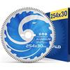 FALKENWALD® - Lama per sega circolare 254 x 30 mm, ideale per alluminio, compatibile con Bosch GTS 10 XC e Bosch PTS10