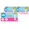 o.b. Tamponi di protezione 2 in 1 originali (1 x 56 pezzi) con vestibilità dinamica e scanalature a incastro per protezione fino al 100% e comfort
