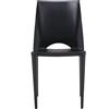 Ristoattrezzature Modello: 112870022870,Sedia Polipropilene ultra resistente colore nero 50,5x44,5x83,5h cm