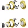 MAS19 COPPIA DEFENDER MAGNETICI ANTIACIDO DISEC MR500Y-25D1 KA 6 CHIAVI TOTALI