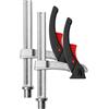 BESSEY Elemento di serraggio per tavoli multifunzionali TW20-15-8KLI-SET, braccio scorrevole stabile in magnesio leggero per un serraggio rapido e a prova di vibrazioni, peso 0,62 kg
