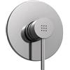 Parama Rubinetto per il Bagno Miscelatore per Doccia Ad Incasso Monocomando Interamente in Ottone con Finitura Cromato Design Tondeggiante Moderno modello Ava