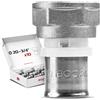 BOOPARTS - Raccordo Diritto Femmina a Pressare Ø20 mm x 3/4 per Tubo Multistrato | Profilo TH | Raccordo in Ottone Nichelato | Set da 10 Pezzi