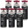 SIMPLETEK - 6X Bomboletta Vernice Spray Acrilico Rosso Porpora RAL 3004 Universale Multimateriale Rapida Asciugatura Interni Esterni 400ml (kit 6 pezzi)