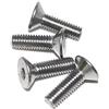 Fullerkreg Vite a testa svasata M6 x 22 mm, in acciaio inox V2A VA A2, DIN 7991 / ISO 10642, con esagono incassato, 25 pezzi