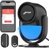CPVAN Allarme Casa Senza Fili (2.4GHz WiFi), PIR WiFi Sensore di Movimento, fai da te Antifurto Casa Wireless, PIR Host Allarme + 1 Telecomandi + 1 Sensori Porta/Finestra, Nero