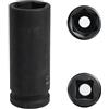 Flewdart bussola lunga esagonale 1/2 21mm, chiave a bussola 21 mm 1/2, Lunghezza 78 mm, acciaio al cromo molibdeno, CR-MO (21mm)