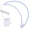 Garosa Luce Al Neon a Forma di Luna Light Sign Light Decorativo Notturno con Alimentazione USB o Batteria, Colore Blu per L'arredamento della Festa della Camera da Letto per la Casa