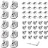 EYPINS 10 x 3030 Staffa Angolare,Alluminio Profilo Connettore/Connettore Angolo di Sterzata con con Vite, Dado, Chiave Inglese