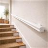 FERMEG Corrimano in legno massello | Lunghezze da 50 cm a 400 cm | Corrimano Bianco | modello British| Made in Italy (90 cm)