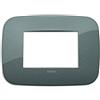 Vimar19683.22 ARKÉ Placca Round 3M, 12,2x9x0,85cm, Metallo, Ardesia