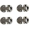 AERREGI SET MINI CERNIERE PER PORTE ANGOLATURA 90* FERRO - D/ 50X30 MMCP42 (4, FERRO)