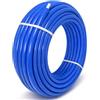 KNM TRADE Tubo Multistrato 32x3mm, Isolamento Blu, Bianco | Guaina blu, acqua potabile, riscaldamento, PE-Xb, stabile, impianti, flessibilità