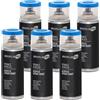SIMPLETEK - 6X Bomboletta Vernice Spray Acrilico Azzurro Cielo RAL 5015 Universale Multimateriale Rapida Asciugatura Interni Esterni 400ml (kit 6 pezzi)