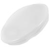 GANAZONO Paralume a Cupola in Acrilico da 19 CM per Ventilatore da Soffitto, Copertura di Ricambio, per Soggiorno e Ufficio, Altezza Bordo 1,5 CM