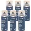 SIMPLETEK - 6X Bomboletta Vernice Spray Bianco Perla Base Acqua Smalto Multimateriale Legno Plastica Metallo RAL 1013 B4001013 (6 pezzi)