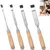 RPHONGHONG Set di 4 scalpelli per legno, scalpello per legno, strumento per legno affilato, ferro da stiro, strumenti per la lavorazione del legno, scalpello per la lavorazione del legno, strumenti per la