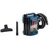 Bosch Professional Aspiratore a umido/a secco a batteria GAS 18V-10 L 18V System, senza batterie e caricabatterie, tubo flessibile 1.6 m, tubo curvo, set tubi 3 pezzi, lancia 250 mm, filtro piatto
