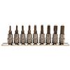 LED LEDS SET 9 BUSSOLE TORX MASCHIO FORO 14 T10H T15H T20H T25H T27H T30H T40H T45H T50H