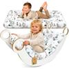 Totsy Baby Cuscino da pavimento bambini 60x120 cm - tappetino neonati grande per palestrina e arco montessori tappeto gioco neonato gattonamento morbido bebe materassino Oeko-Tex Africa