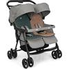 Joie aire™ twin Passeggino gemellare - Passeggino leggero con dimensioni compatte, funzione di sdraiatura piatta, protezione dalla pioggia e due posti, adatto dalla nascita fino a 3 anni (0-15 kg