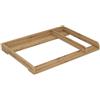 regalik Fasciatoio con Divisorio per IKEA HEMNES, Rialzo per Cassettiera con Scomparto Laterale, Profondità 50 cm, Rovere, 108 × 78 cm, Rovere
