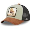 HATFIELD Snapback - Cappellino da uomo e donna, berretto Trucker Bison, regolabile, Grigio/Marrone/Nero, Taglia Unica
