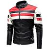 Generic Giacca da Moto Uomo Invernale Impermeabile con Protezioni Traspirante Antivento Cappotto Tecnico per Motociclismo Equipaggiamento da Strada Sicuro per Guidare Scooter Elettrico (Red, XL)