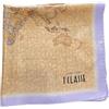 Alviero Martini 1A Classe Foulard stampa Geo Classic in seta 50 x 50 LILLA CHIARO