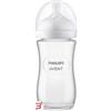 PHILIPS SPA AVENT BIBERON NATURAL RESPONSE IN VETRO DA 240ML TETTARELLA FLUSSO 3