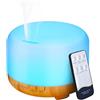 GC GLOBALCOMMERCE Diffusore di Oli Essenziali per Ambienti 300ml, Diffusore Aromi a Grana di Legno con Illuminazione LED, Aromaterapia e Purificazione dell'Aria
