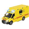 Majorette - Grand Series - Mercedes Ambulance - 15 cm (scala 1/43 °) - Suoni e luci - Dai 3 anni - 213712001002, Giallo