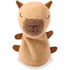 TRENDHAUS 966759 - Happy Life Capibara Pop-Up, ca. 5 x 5 x 9,5 cm, giocattolo saltellante in peluche