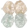 Solida Pinza per capelli a conchiglia beige e blu Fermacapelli 4 pz.