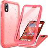 Cozycase Cover Impermeabile Antiurto Per iPhone XR 10 - Militare 360° Indistruttibile 【IP68 Waterproof】 Custodia Subacquea Anticaduta Antishock Antigraffio Antipolvere Antiscivolo Integrale - Rosa