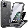 Cozycase Cover Per iPhone 11 Pro Max Impermeabile Antiurto - 360 Gradi Militare Rigida Armor【2m Anticaduta/Anti Urto】 Custodia Subacquea Waterproof Antipolvere con Protezione/Copri Fotocamera/Schermo