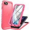 Cozycase Cover Per iPhone SE 2022/2020 8 7 SE2 SE3 Impermeabile Antiurto - 360 Integrale Militare Rigida Armor 【2m Anticaduta】 Custodia Subacquea Waterproof Antipolvere con Protezione Fotocamera