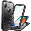 Cozycase Cover TOP Antiurto IP68 Impermeabile Per iPhone X/XS Militare Resistente 360 Completa Subacquea Antipolvere Integrale Rigida Custodia Anti Urto Waterproof Doppia Case Per iPhone X/XS, Nero