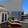 Cool Area Tenda a Vela Rettangolare 2.5x3m Traspirante HDPE Vela ombreggiante Protezione Raggi UV parasole per Giardino Esterno Terrazza-Antracite