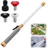 Cre8ve3 Pressure Washer, Jet idrojet con ugello ad alta pressione, Lancia Acqua ad Alta Pressione Lavaggio, Getto d Acqua per Pulizia, Pulitore, Bacchetta Idropulitrice, per auto, giardino (Grigio)