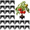 Generico Set di 24 Anelli per Piante Modulari - Irrigazione Mirata e Risparmio Idrico - Bordi Protettivi per Orti, Pomodori e Fiori - Cerchi di Coltivazione Riutilizzabili per Balcone e Serra - ABS