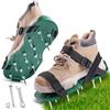 URAQT Scarpe aeratore per Prato, 45 mm Sandalo Aeratore Scarpe da Prato, Arieggiatore Prato Scarpe Chiodate, Arieggiatore Scarpe con Cinturino in Cinghie adesive, per Cortile e Patio